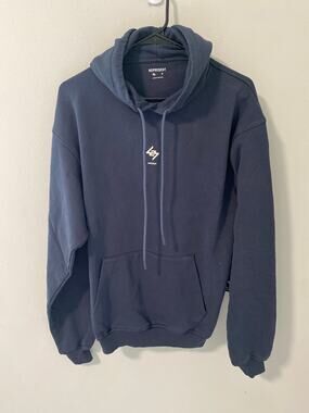 New Represent Oversized 247 Hoodie, Navy Size Small